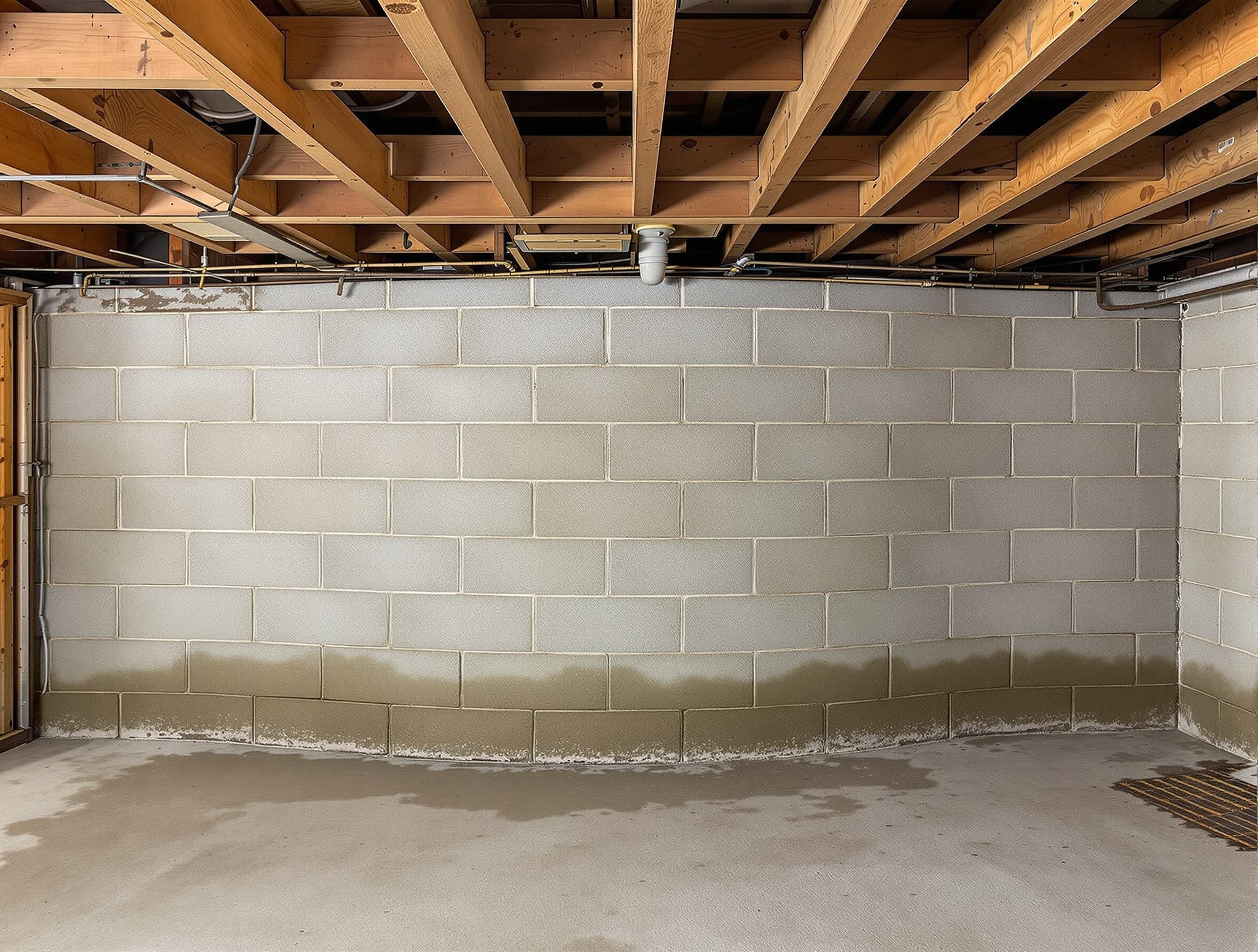 Hicksville — Bowing block wall