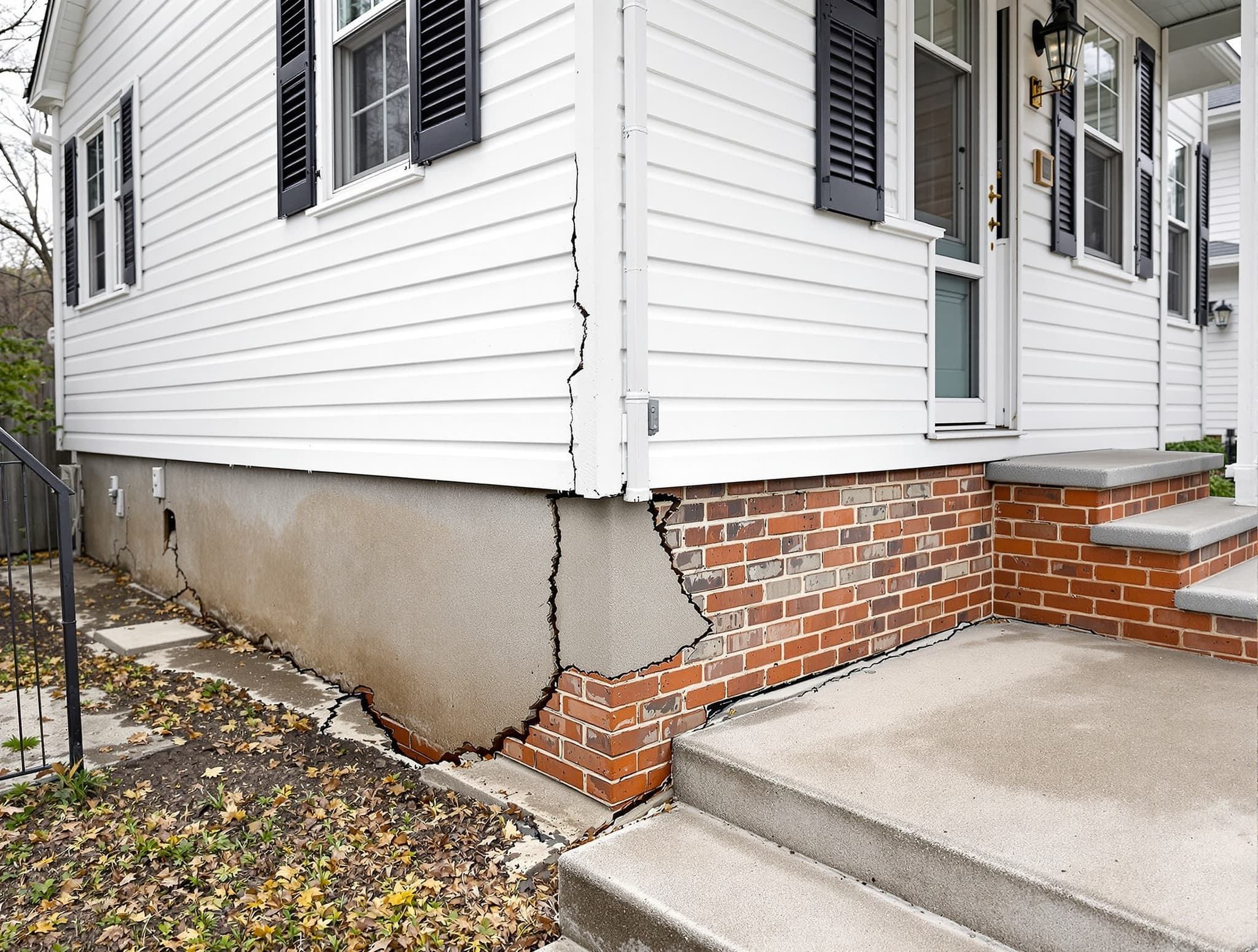 Freeport — Sinking front corner