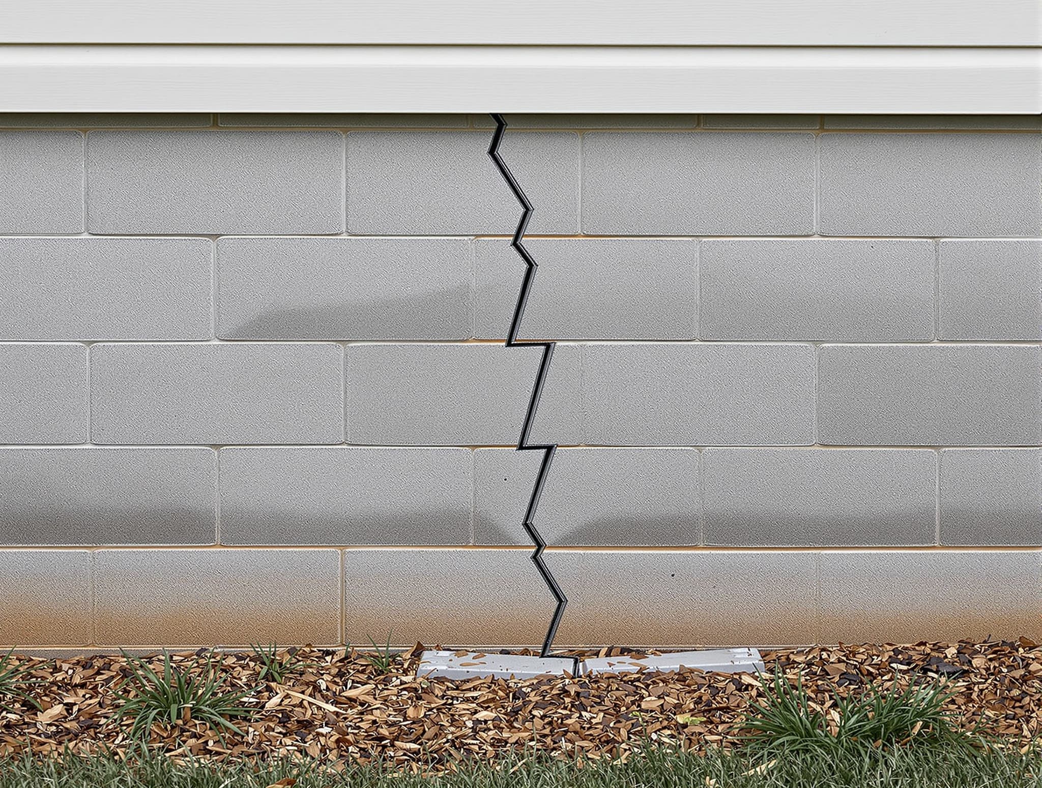 Massapequa — Stair-step crack