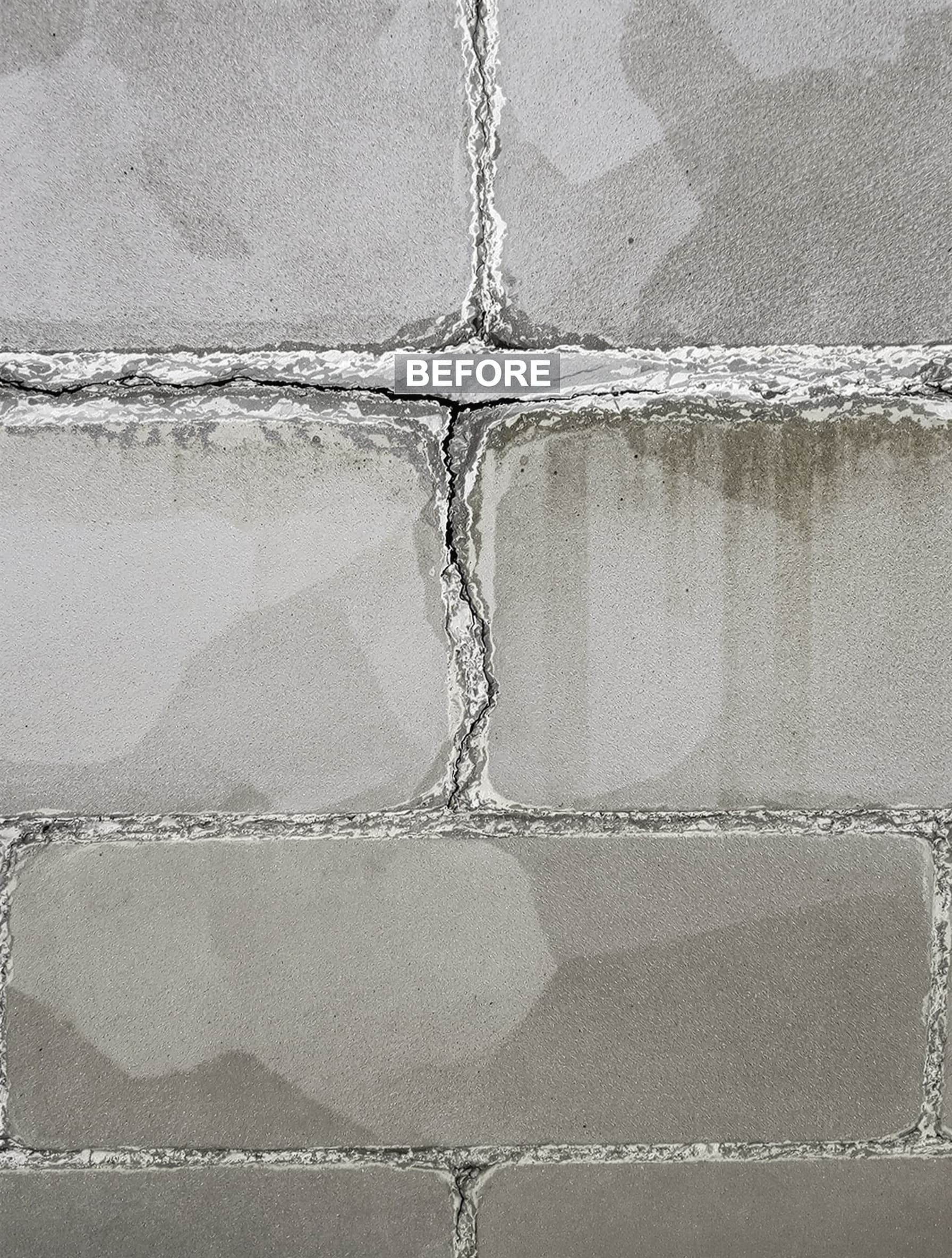 Bay Shore — Block wall crack