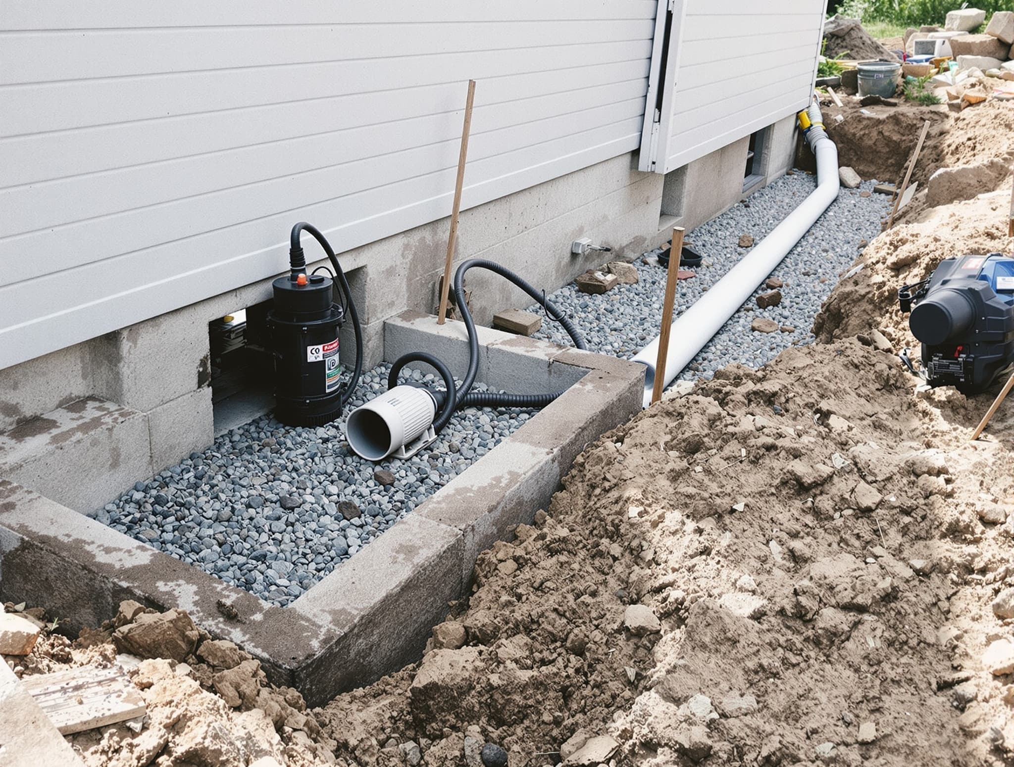 Massapequa — French drain